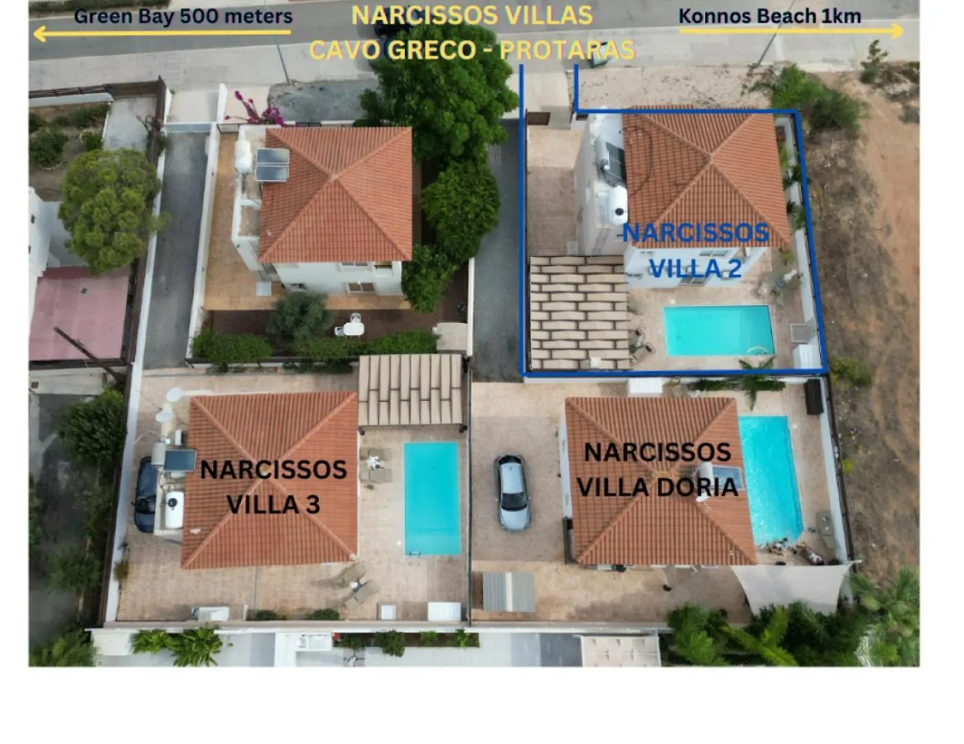 Narcissos Villa 2 Protaras Cyprus
